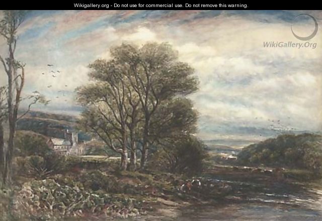 Anglers before Lanercost Priory - James Orrock