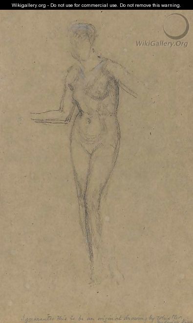 Nude Standing - James Abbott McNeill Whistler