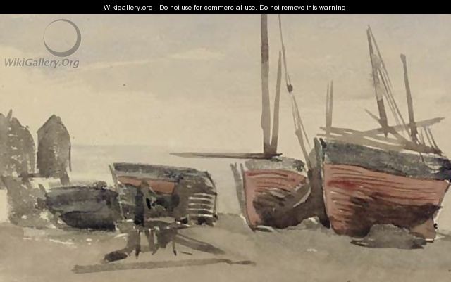 Hastings fishing boats - James Abbott McNeill Whistler