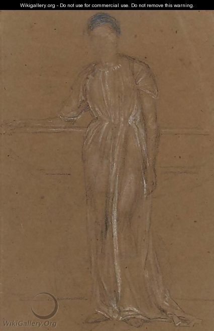 Draped Figure, Standing - James Abbott McNeill Whistler