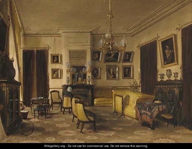 A view of a French interior - James Roberts