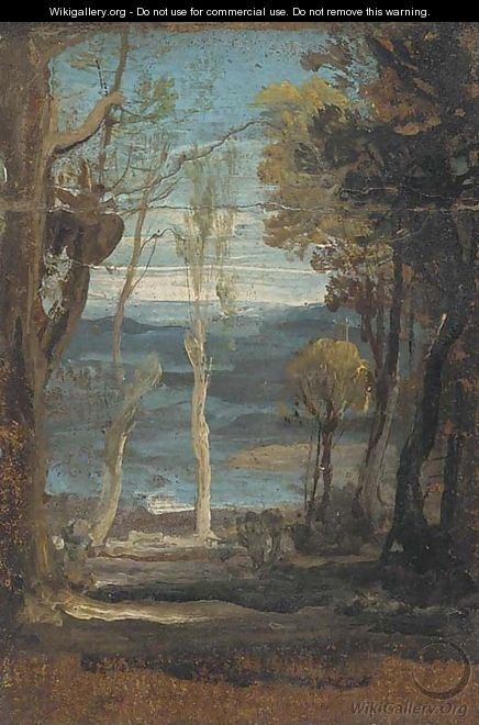 A wooded landscape - James Ward