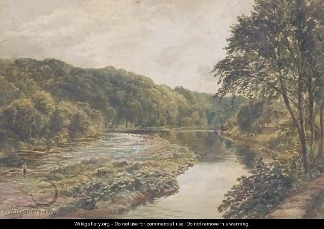 View of the River Eden, near Carlisle - Samuel Bough