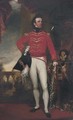 Portrait of Major Garnham, full-length, in dress uniform - Samuel Lane