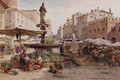 The Piazza Verona - Samuel John Hodson