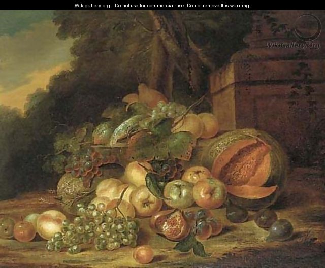 Pears, apples, melons, grapes - Robert Van Der Myn