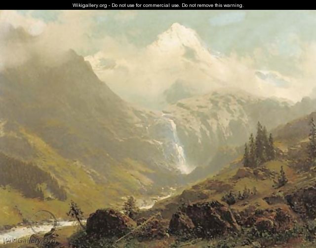 Alpine glory the Alps in summer at Lauterbrunnen, Switserland - Robert Schultze