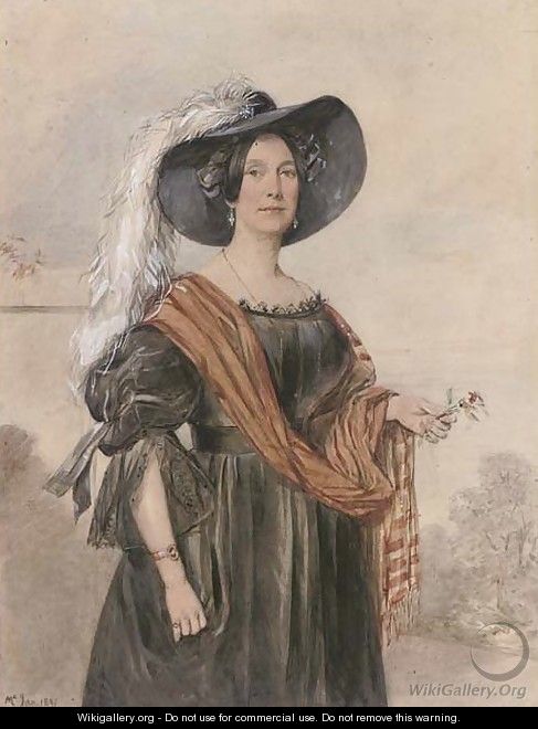 Portrait of the Hon. Miss Anne Murray of Claudhall, Chryston - Robert Roland McIan