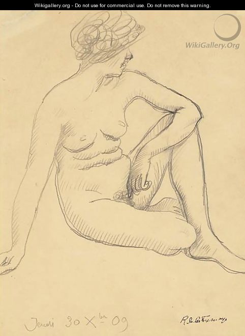 Femme nue assise - Roger de la Fresnaye