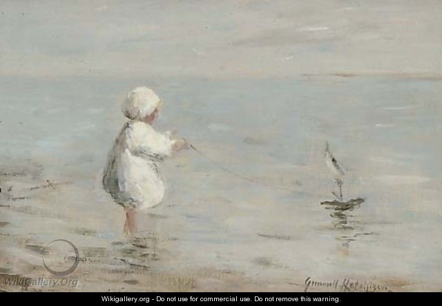 The toy boat - Robert Gemmell Hutchison