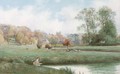 Haddon Hall and the river Wye - Robert Hollands Walker