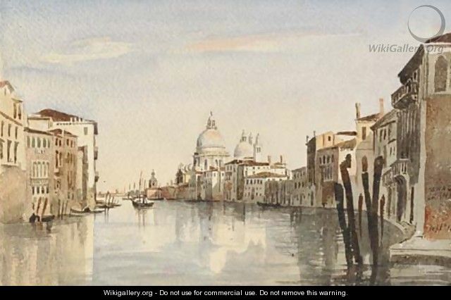 View of Santa Maria della Salutefrom the Grand Canal - Harriet Cheney