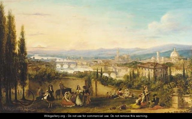 Florence from the Piazzale Michelangelo - Richard Bankes Harraden
