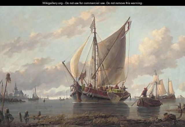 Dutch passage boat - Richard Henry Nibbs