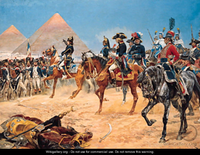 Bonaparte in Egypt, 21st July, 1798 - Richard Caton Woodville