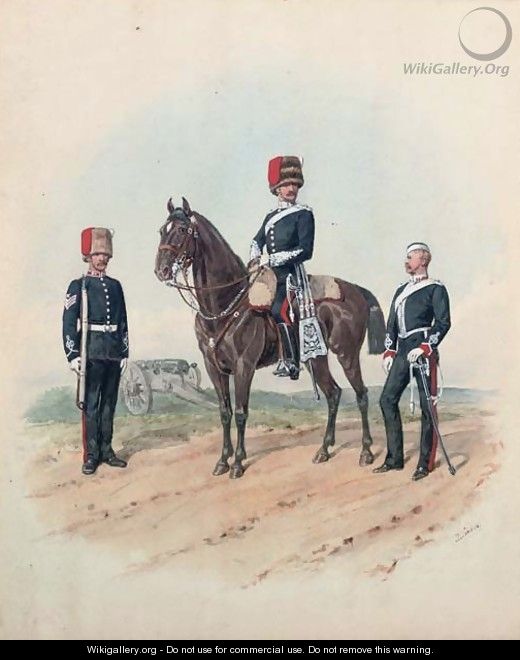 Officers of the Royal Artillery - Richard Simkin