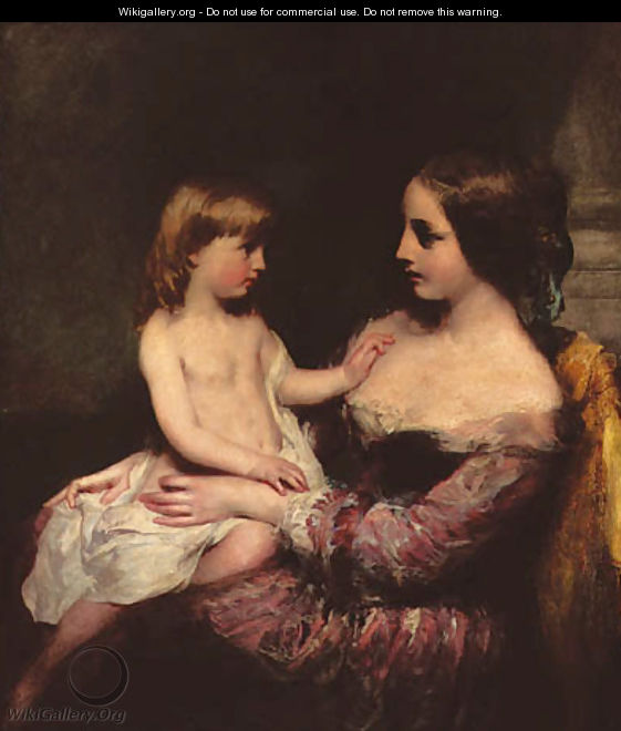 A Mother and Child - Richard Rothwell