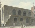 The Guildhall chapel at the time of its demolition - Robert Blemell Schnebbelie