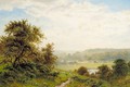 Sheep grazing in a river valley - Roberto Angelo Kittermaster Marshall