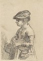 A Girl with a Basket - Rembrandt Van Rijn