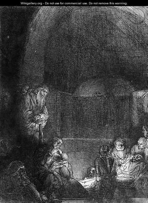 The Entombment 2 - Rembrandt Van Rijn