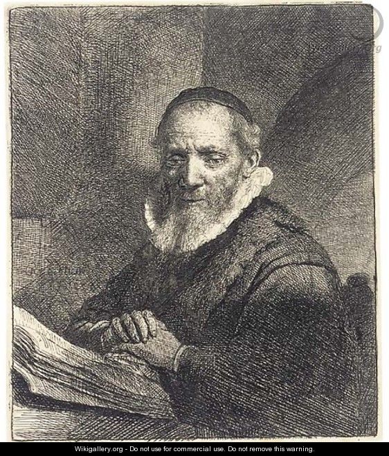 Jan Cornelius Sylvius, Preacher - Rembrandt Van Rijn