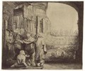 Saint Peter and Saint John healing the Cripple at the Gate of the Temple - Rembrandt Van Rijn