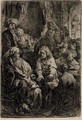 Three late Impressions 3 - Rembrandt Van Rijn