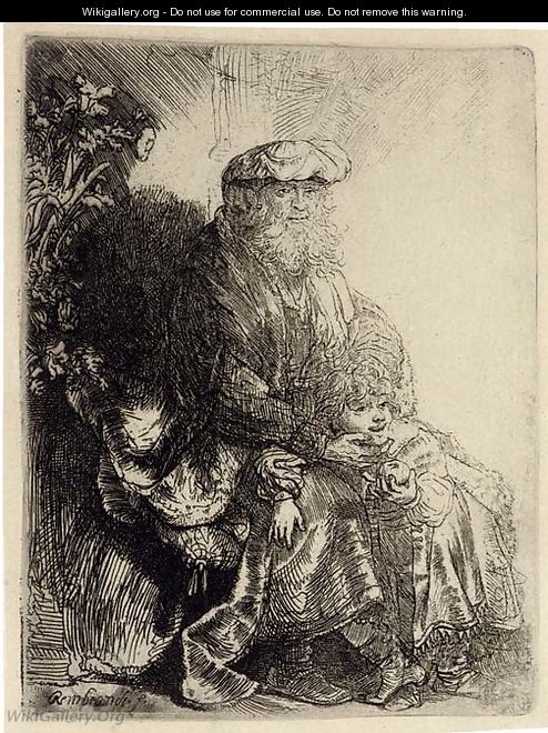Three late Impressions 2 - Rembrandt Van Rijn