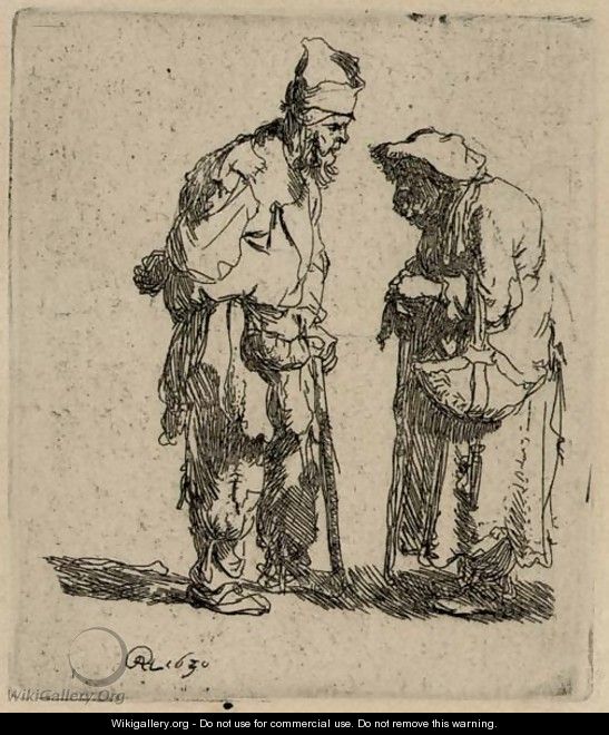 Three late Impressions - Rembrandt Van Rijn