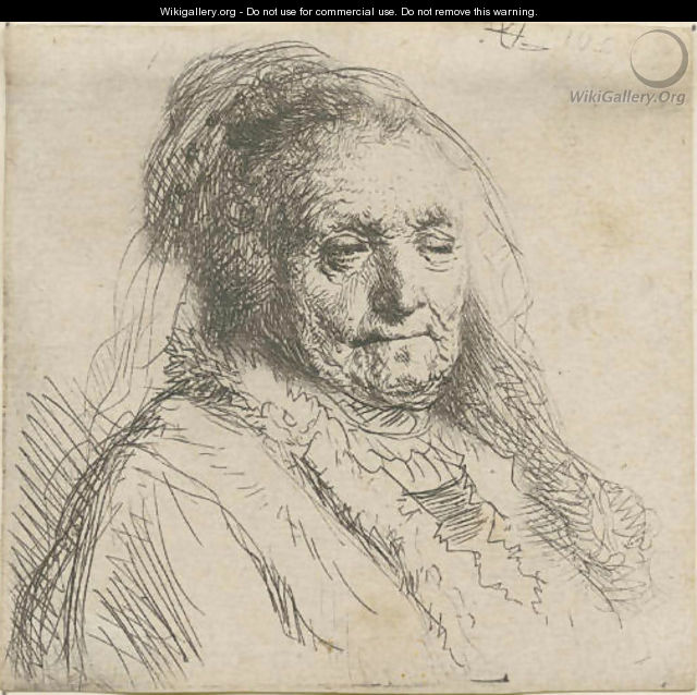 The Great Jewish Bride 2 - Rembrandt Van Rijn