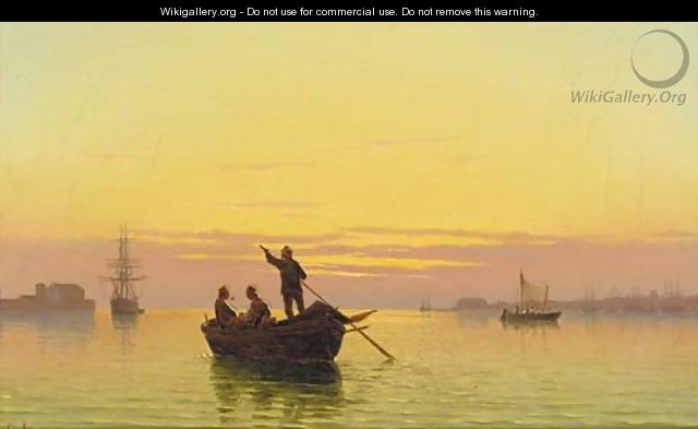 Venetian fishermen returning home - Pietro Galter