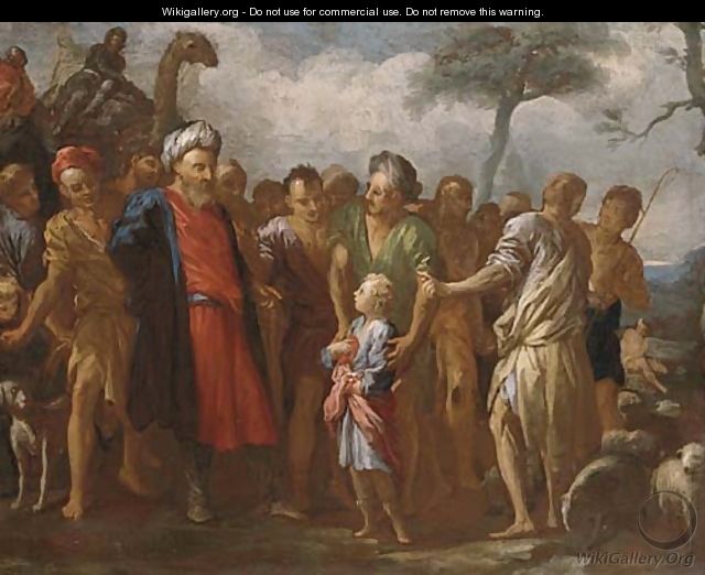 Joseph with the coat of many colors - Pietro Dandini