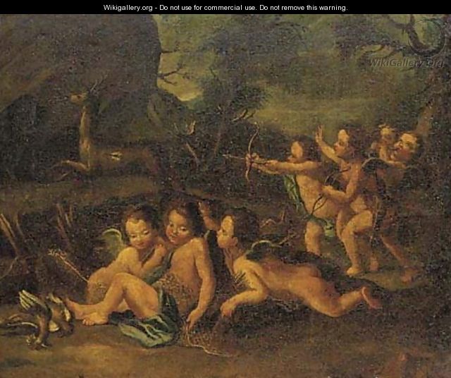 An allegory of hunting - Portuguese School
