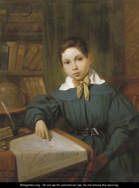 The young geographer - Pieter Gerardus Bernhard