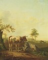 Cattle in a meadow - Pieter Gerardus Van Os
