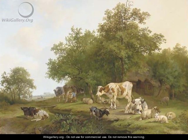 Milking time - Pieter Plas
