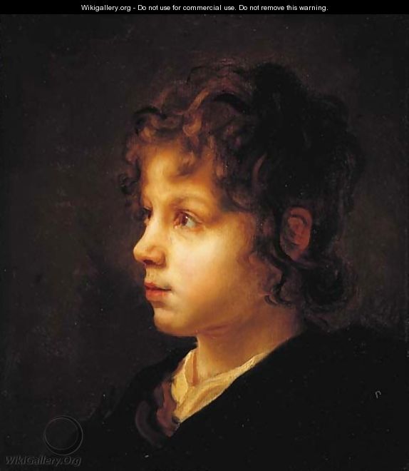 The head of a young boy - Pieter Harmansz Verelst