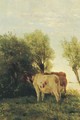 Cattle in a landscape - Pieter Stortenbeker