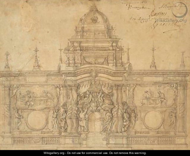 A design for a tabernacle for the Chapel of The Blessed Sacrament in the Cathedral at Toulon - Pierre Puget