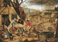 Autumn An Allegory of one of the Four Seasons - Pieter The Younger Brueghel
