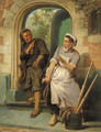 The Chimney-sweeper and the maid - Pieter Haaxman