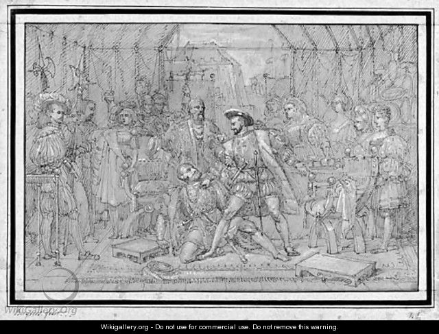 The Meeting of King Francis I of France and King Henry VIII of England - Pierre-Nolasque Bergeret