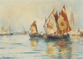 Venetian fishing craft on the Lagoon - Thomas Bush Hardy