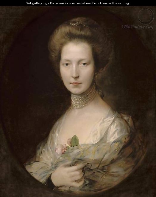 Portrait of a lady, identified as Lady Louisa Clarges - Thomas Gainsborough