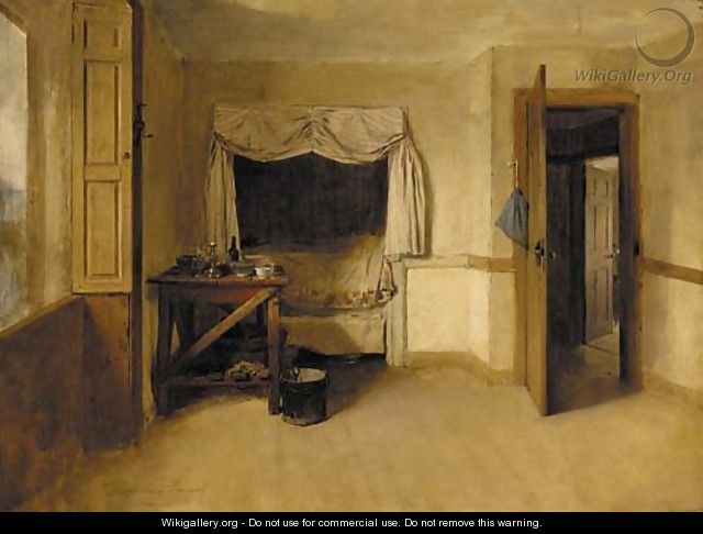 The cottage bedroom - Thomas Faed