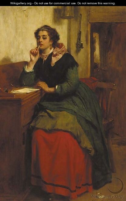 Absent Thoughts - Thomas Faed