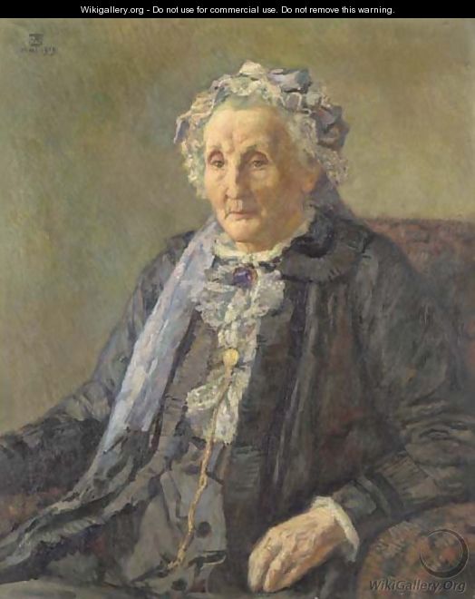 Portrait de Madame Monnom 2 - Theo Van Rysselberghe