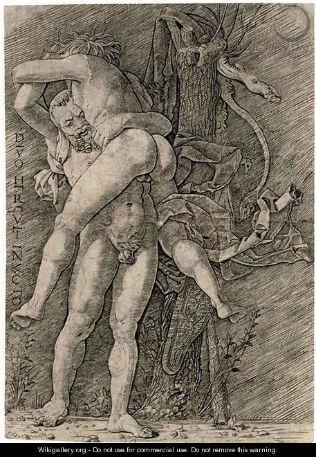 Hercules and Antaeus - Andrea Mantegna