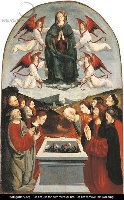The Assumption of the Virgin - The Master Of San Martino Alfieri